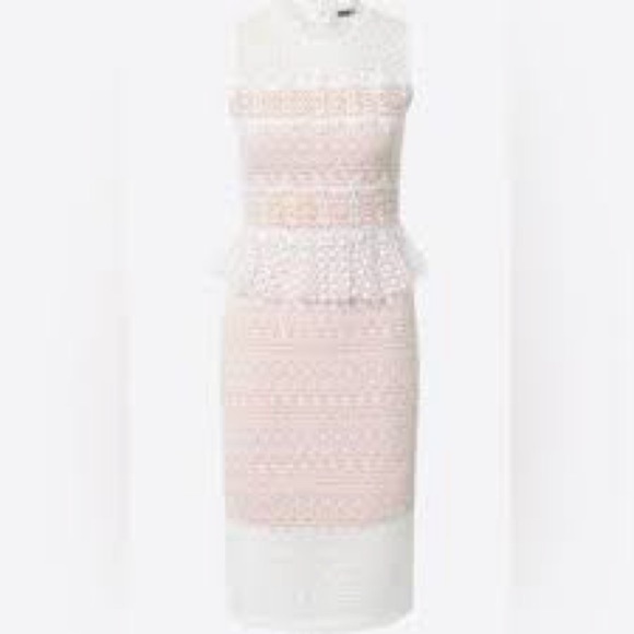$158 French Connection Ramona White Lace Dress NWT